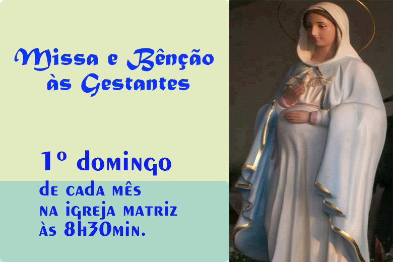 Convite às Gestantes – Paróquia Santa Catarina