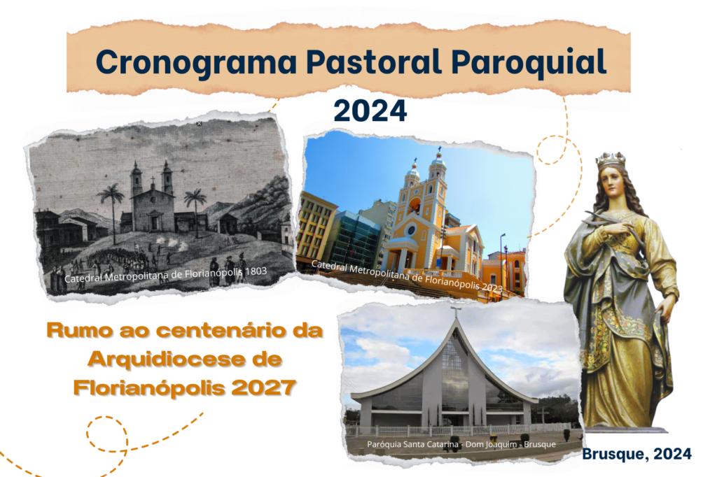Cronograma Pastoral Paroquial de 2024 – Paróquia Santa Catarina